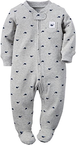 Carter's Baby Boys' Cotton Zip-Up Sleep & Play