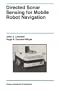 Directed Sonar Sensing for Mobile Robot Navigation (The Springer International Series in Engineering and Computer Science)