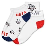 NBA New Jersey Nets Womens Socks, 2-Pack