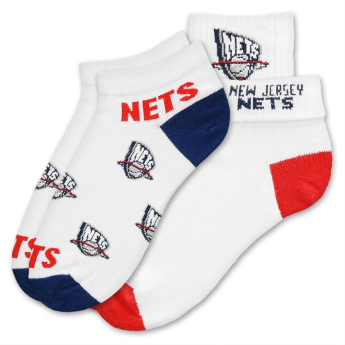 NBA New Jersey Nets Womens Socks, 2-Pack