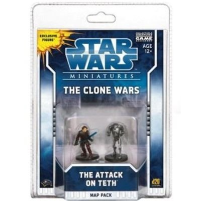 Wizards Of The Coast Star Wars Minitaures Clone Wars Scenario Map Pack 1 The Attack On Teth