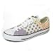 CONVERSE コンバース 海外限定モデル プリントカットソー生地 切り替え ローカットスニーカー ホワイト