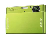 Sony Cybershot DSC-T77 10MP Digital Camera with 4x Optical Zoom with Super Steady Shot Image Stabilization (Green)