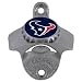 Houston Texans Metal Wall Mounted Beer Bottle Opener