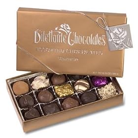 "Discoveries" Chocolate Gift Box - Assorted Milk & Dark Chocolates - by Dilettante