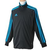 「(アディダス)adidas WIDE 3 ウォームアップ ジャケット CU836 O36092 ブラック/シャープブルーF11 O」の画像