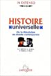 Histoire universelle, tome 3. De la R�volution au monde contemporain