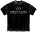 Patriotic Short Sleeve Shirts, 100% Cotton Casual Mens Shirts, Show Your Pride with Our 2nd Amendment Protect Ourselves Unisex T-Shirts for Men or Women (Large) Black