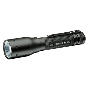 LED Lenser 8403TP P3 Key Ring Torch (Test It Pack) - Black