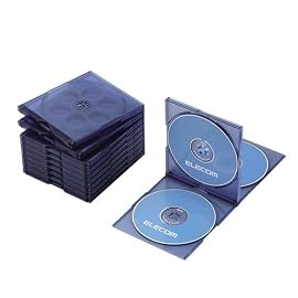 ELECOM CD/DVDケース CCD-030FCBU