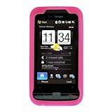 GTMax Hot Pink Durable Rubber Soft Protector Silicone Skin Case for Verizon ....