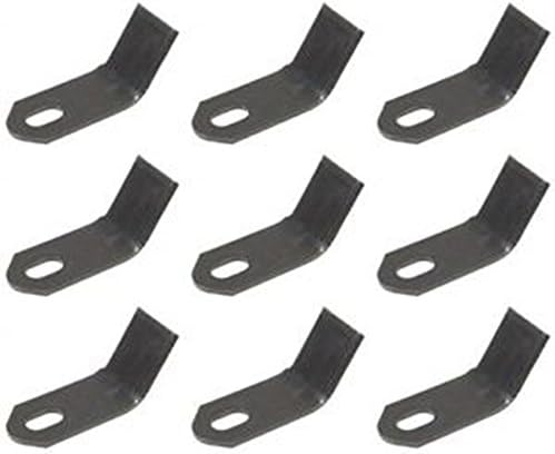 TF1019 New Pack of 25 Tiger Brand Highway Mower Flail Blades 5" x 1 3/4"