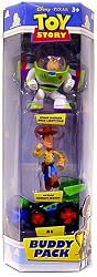 Disney / Pixar Toy Story Buddy Mini Figure 3Pack Space Ranger Buzz Lightyear, Action Sheriff Woody & RC
