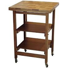 Oasis Concepts All Wood All-Purpose Folding Island, Walnut
