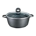 Mulex 120102 Aluguss Topf 24 cm mit Glasdeckel