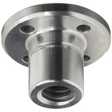 THK Lead Screw Nut Model DCM14, 22mm Outer Diameter x 30mm Length, 44mm Flange Diameter, Load Capacity: 1102 Pound-Force (Pack of 5)