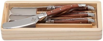 Laguiole Fleur de Lys Rosewood Spreaders, Set of 4