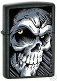 41WXiLpJs3L. SL160  Big Skull Black Matte Zippo Lighter