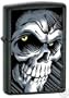 Zippo "Big Skull" Black Matte Lighter, 5665