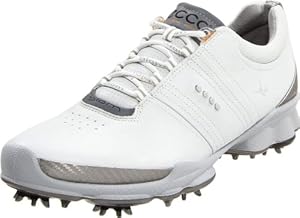 ECCO Men's BIOM Hydromax Golf Shoe,White/Concrete,42 EU/8-8.5 M US