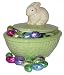 Hallmark Bunny Bowl filled with Chocolate Eggs Image