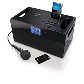Singing Machine ISM-370 Multi-Function Karaoke System with iPod Docking