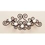 Scroll Work Candleholder Wrought Iron Tier Wall Sconce