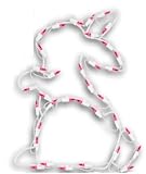 16" Lighted Easter Bunny Rabbit Window Silhouette Decoration Wall Décor
