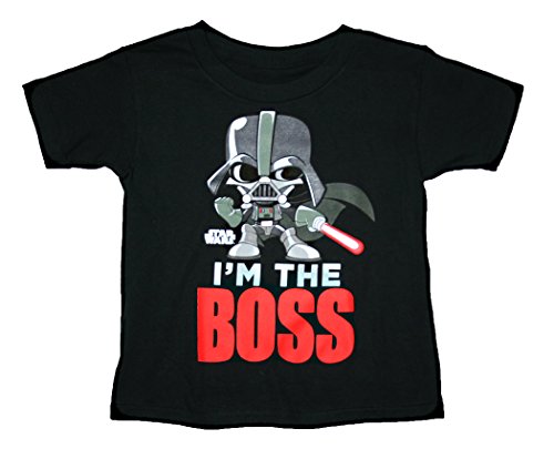 Star Wars Little Boys Darth Vader Boss Toddler T Shirt (4T)