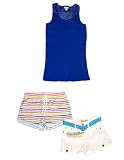 Brand New 3 Pc Summer Clothing Lot - Greendog Tank and Shorts; Vanilla Star Cuff Shorts - Girls Size 14, 16, XL