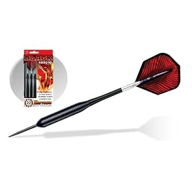 Click here to buy Harrows 59305 Black Arrow Steel Tip Dart (24-Gram).
