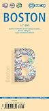 Laminated Boston Map by Borch (English, Spanish, French, Italian and German Edition)