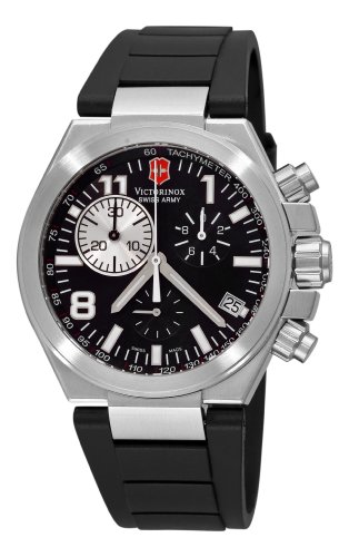 Victorinox Swiss Army Mens 241157 Convoy Black Chronograph Dial Watch