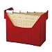 Herlitz 1611326 H�ngeregistraturbox H�ngebox A4 rot Big Boy mit 5 H�ngemappen natron