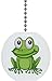 Frog with Big Eyes Solid Ceramic Fan Pull