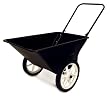 Precision Products 5-1/2-Cubic Foot Garden Yard Cart with Spoked Wheels #LC-150-14