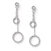 0.31 Carat 14KWG Diamond Circle Earrings