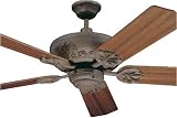 Craftmade Ceiling Fans Cordova Model CV52BS in Brownstone. Indoor fan.