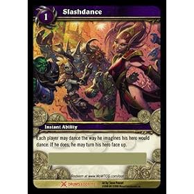 Slashdance World of Warcraft Drums of War Loot Card by 