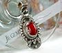 Completely Handcrafted - Designer Sterling Silver Coral Pendant