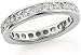 Channel Set Princess Diamond Anniversary Eternity Wedding Ring, 3.00 ctw.