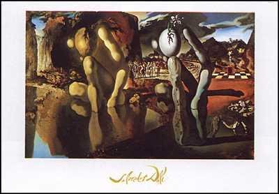 Metamorphosis of Narcissus By Salvador Dali. Highest Quality Art Print Poster.