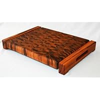Carolina Wood Designs- Tigerwood End Grain Cutting Board
