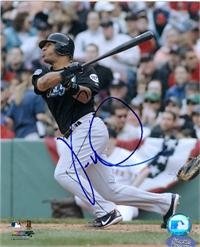Vernon Wells autographed 8x10 Photo (Toronto Blue Jays) with autographwarehouse hologram and certifi
