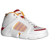 adidas Men's NBA GCS Decade 2G ( sz. 20.0, White/University Red/Gold )
