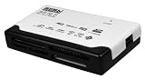 mumbi USB Kartenlesegerät ALLinONE - Multicard Reader Writer - Kartenleser weiss / schwarz inkl. mini USB 2.0 Anschlusskabel