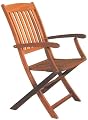 Arboria 88033711 Idlewild Outdoor Wood Spontaniety Folding Armchair