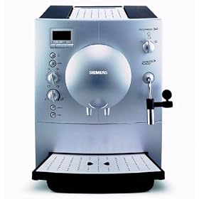 Siemens fully automatic bean to cup coffee maker silver