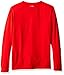 adidas Boys' Ultimate Ls Tee-Light Scarlet