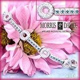 14K Blue & White Diamond Bracelet by Morris & David